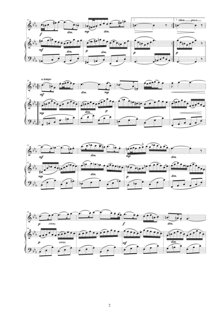 Bach Flute Sonata No 4 In C Minor Bwv 1017 For Flute And Harpsichord Or Piano Page 2