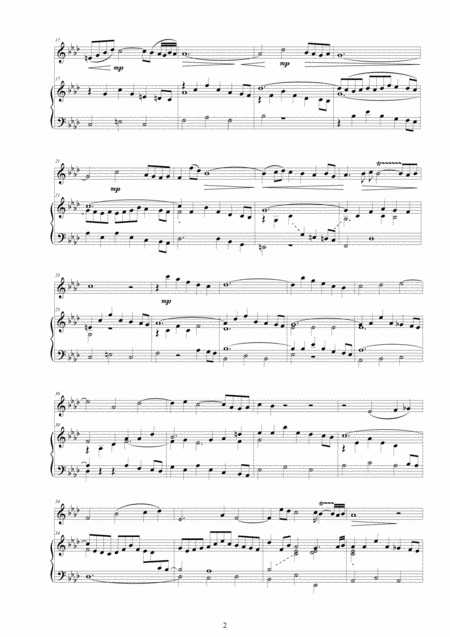 Bach Flute Sonata No 5 In F Minor Bwv 1018 For Flute And Harpsichord Or Piano Page 2