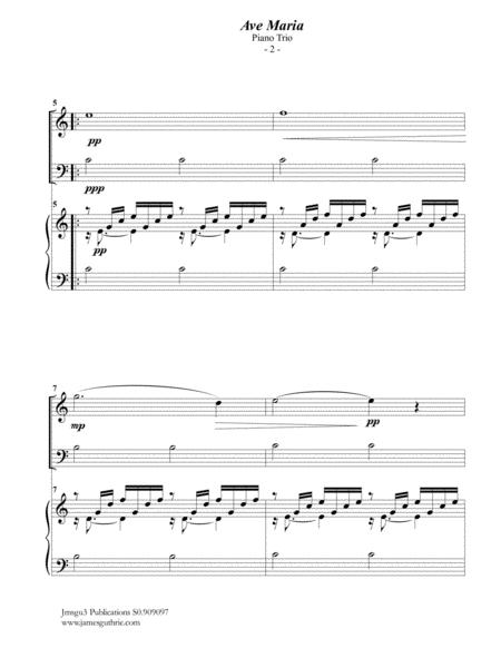 Bach Gounod Ave Maria For Piano Trio Page 2