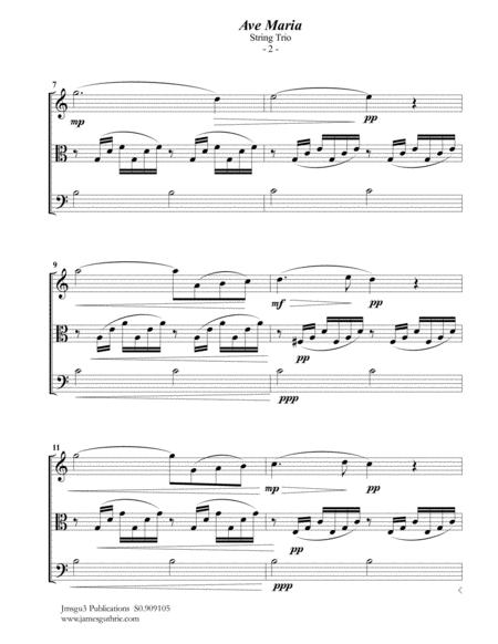 Bach Gounod Ave Maria For String Trio Page 2