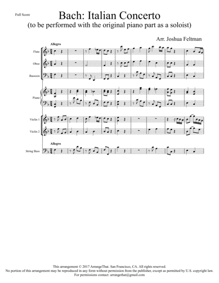 Bach Italian Concerto Page 2