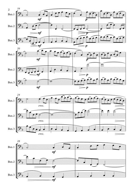 Bach Musette 3 Bassoons Bassoon Trio Bassoon Group Page 2