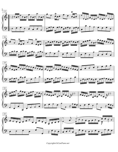 Bach Prelude No 2 Bwv 871 Well Tempered Clavier Ii Icanpiano Style Page 2