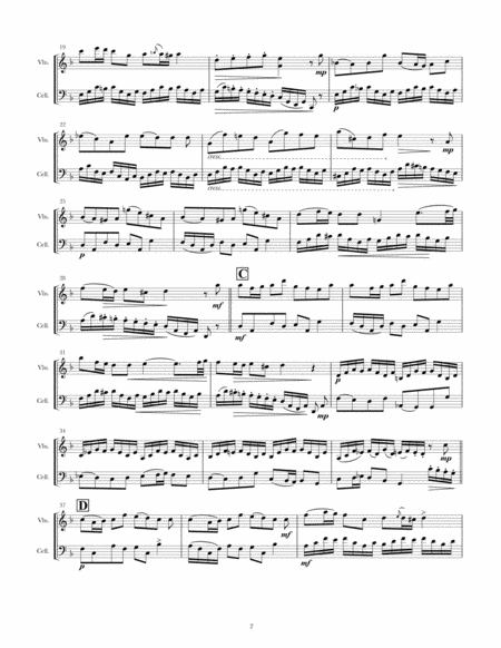 Bachs My Heart Ever Faithful Violin Cello Page 2