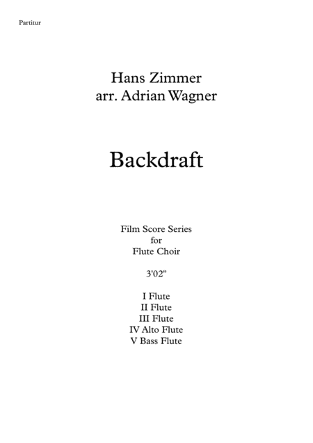 Backdraft Hans Zimmer Flute Choir Arr Adrian Wagner Page 2