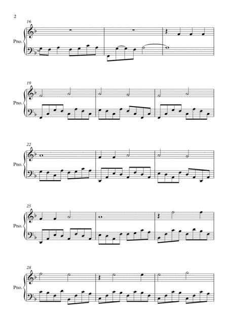 Bad Liar F Major By Imagine Dragons Piano Page 2