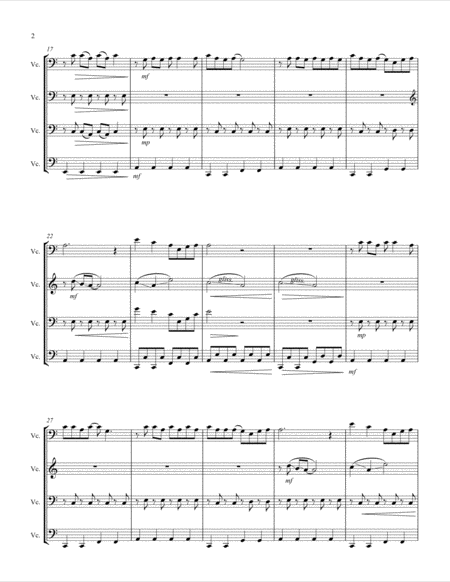 Bad Romance Cello Quartet Lady Gaga Arr Cellobat Recording Available Page 2