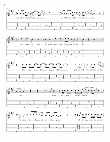 Badfish Guitar Tablature Page 2