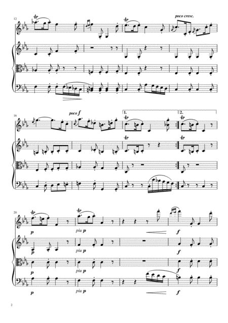 Bagatelle No 5 Op 119 For String Ensemble Or String Quartet Page 2