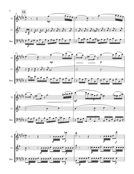 Barber Of Seville Overture For Woodwind Trio Page 2