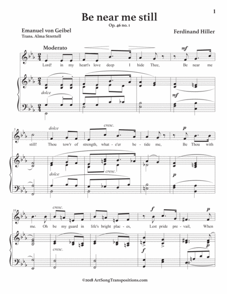 Be Near Me Still Op 46 No 1 E Flat Major Page 2