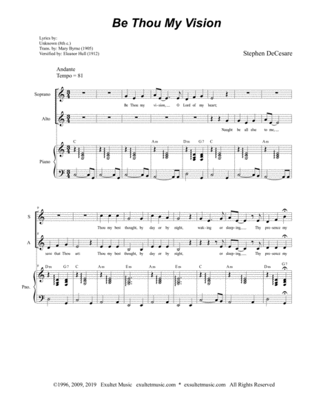 Be Thou My Vision Duet For Soprano And Alto Solo Page 2