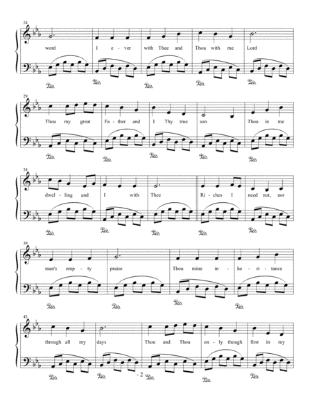 Be Thou My Vision Easy Piano Page 2