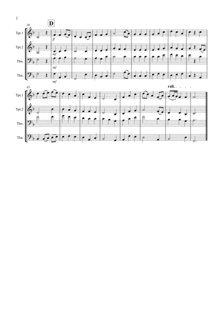 Be Thou My Vision For Brass Quartet Page 2