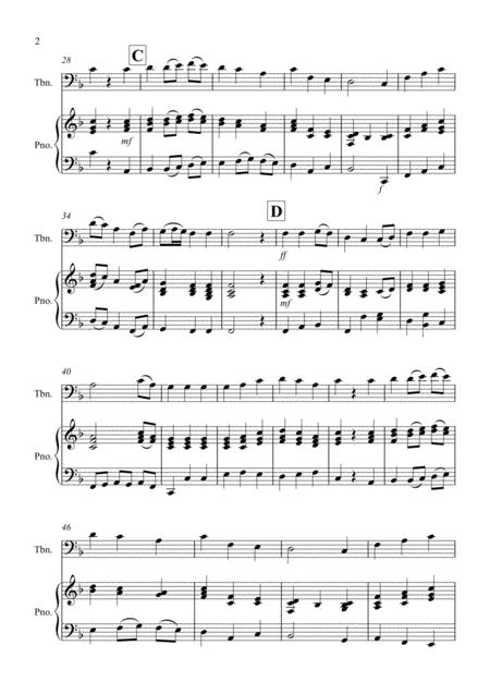 Be Thou My Vision For Trombone And Piano Page 2