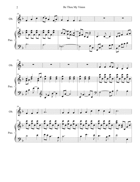 Be Thou My Vision Oboe Piano Arr Brenda Portman Page 2