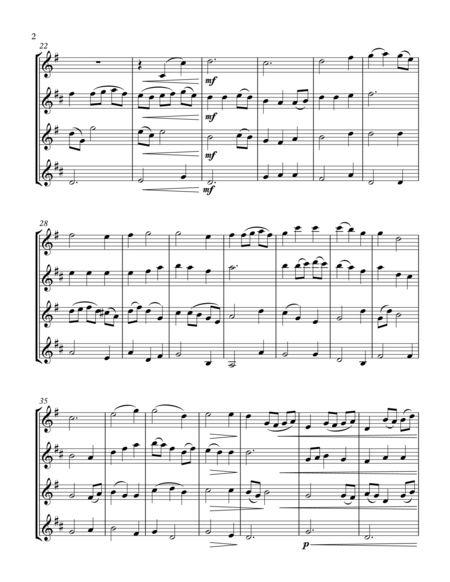 Be Thou My Vision Sax Quartet Page 2