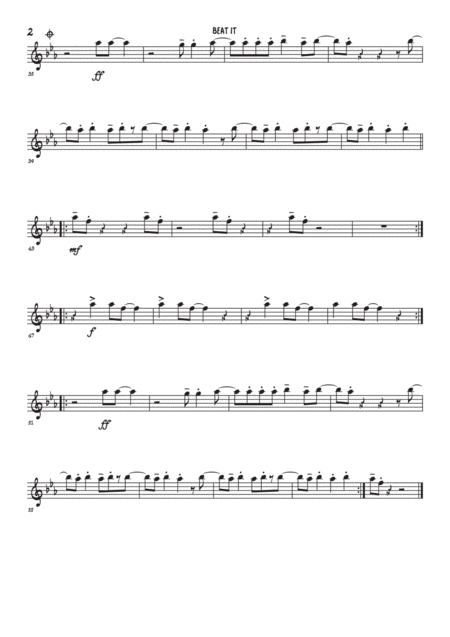 Beat It Woodwind Quintet Page 2