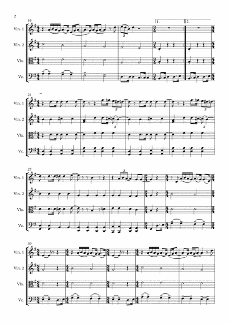 Beatles All You Need Is Love String Quartet Page 2