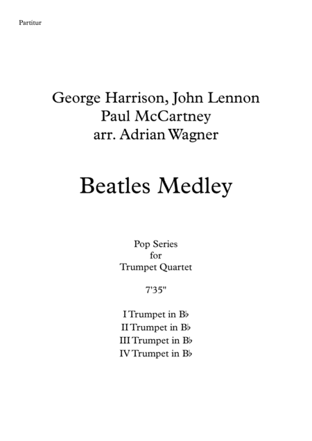 Beatles Medley Trumpet Quartet Arr Adrian Wagner Page 2