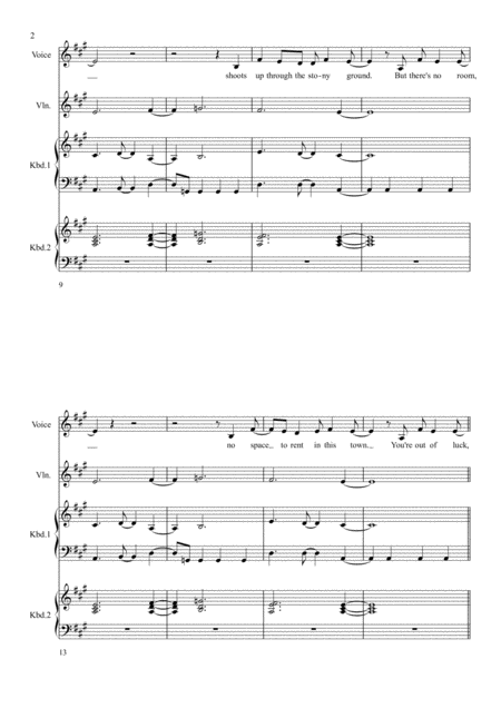 Beautiful Day Voice Violin 2 Keyboards Drums Page 2