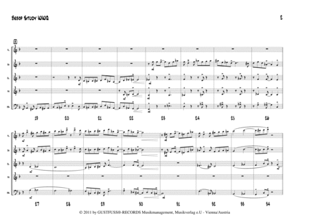 Bebop Study Woodwind Quintet Page 2