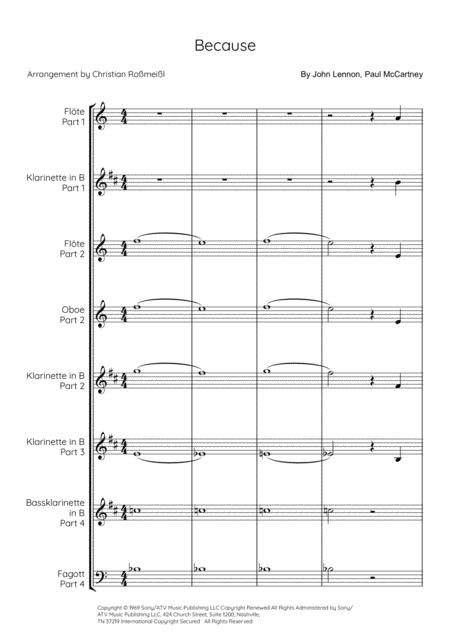 Because With Woodwind Quartett Page 2