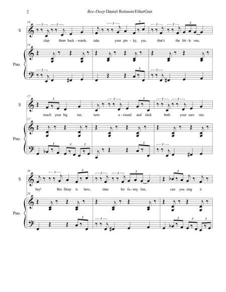 Beedeeps Song Page 2
