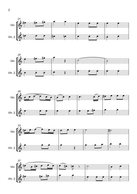 Beethoven 7th Symphony 2nd Movement Violin Duet Page 2