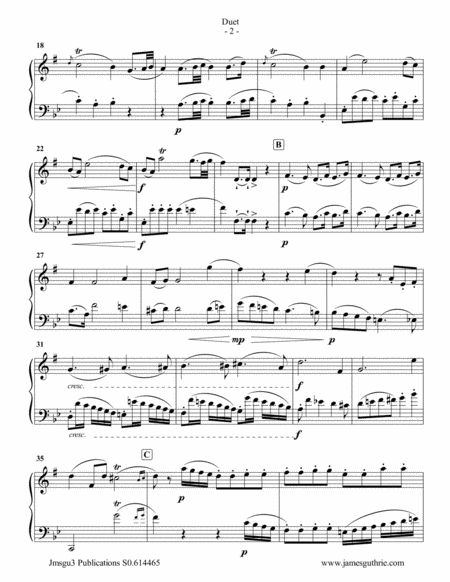 Beethoven Duet Woo 27 No 3 For Alto Sax Bassoon Page 2