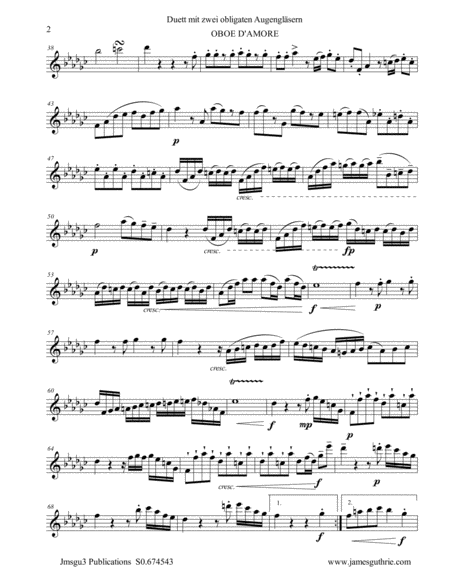 Beethoven Duet Woo 32 For Oboe D Amore Cello Page 2