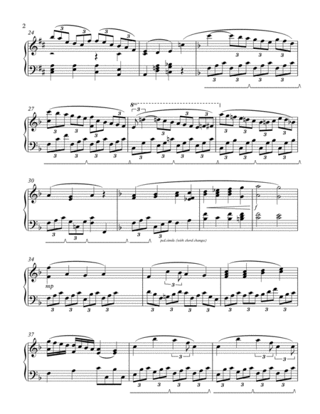 Beethoven Piano Concerto 5 Themes From The Second Movement Page 2