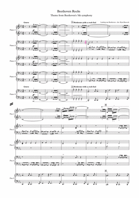 Beethoven Rocks Theme From Beethovens 5th Symphony Page 2