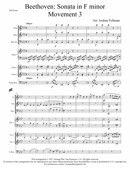 Beethoven Sonata In F Min Movement 3 Page 2