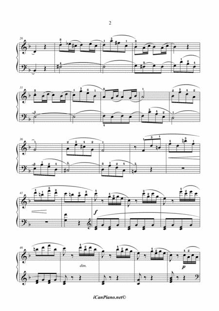 Beethoven Sonatina In F Page 2