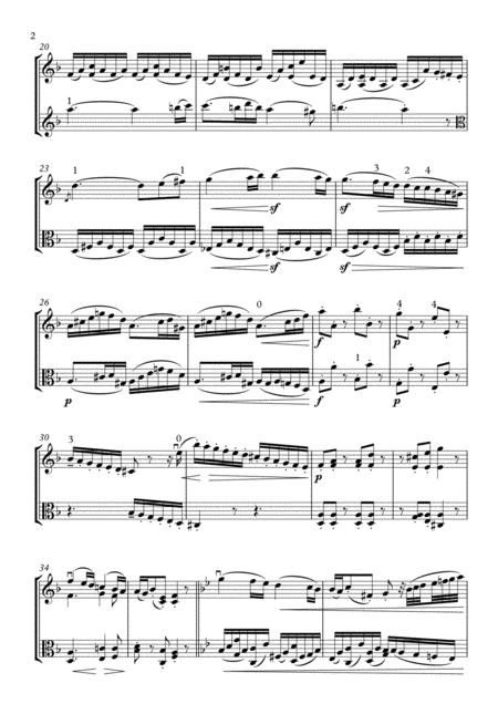 Beethoven String Trio In D Op 9 2 2nd Movement Arranged For Violin And Viola Page 2