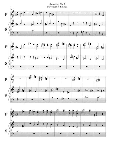 Beethoven Symphony No 7 Scherzo Carillon Duet Page 2