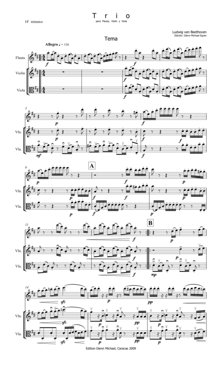 Beethoven Trio For Flute Violin And Viola Page 2