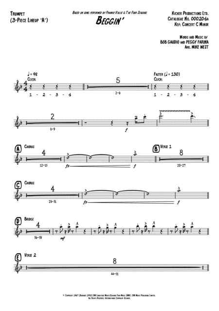 Beggin 3 Piece Brass Section A Page 2