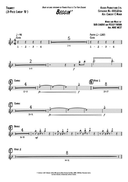 Beggin 3 Piece Brass Section B Page 2