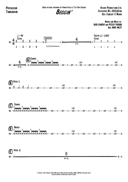 Beggin Percussion Page 2