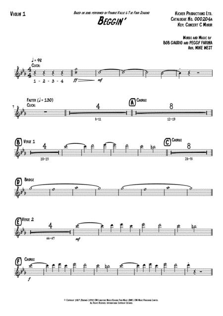 Beggin String Section Page 2