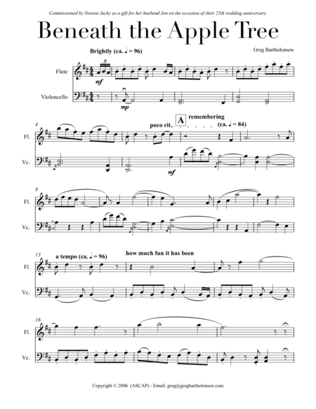 Beneath The Apple Tree Flute Cello Page 2