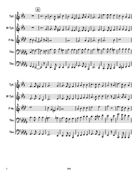 Beneath The Cross Of Jesus Brass Quintet Page 2