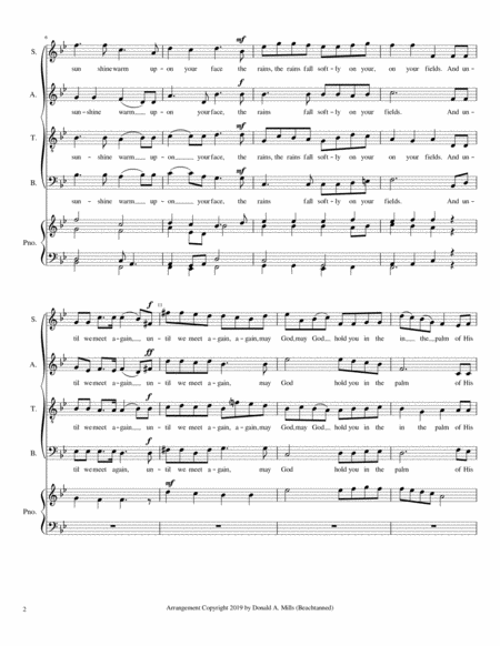 Benediction Satb Piano Page 2