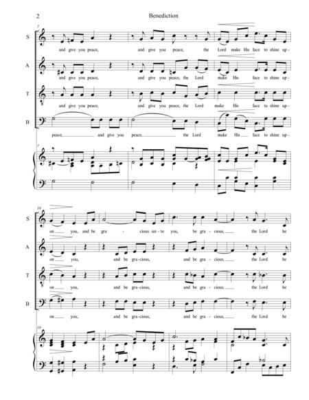 Benediction Satb Page 2