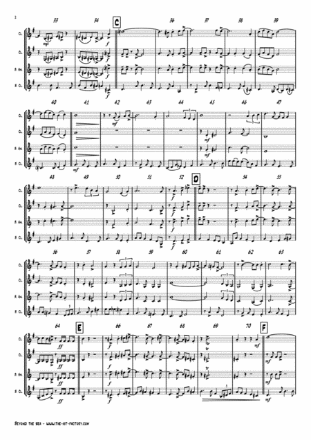 Beyond The Sea Robby Williams Bobby Darin Clarinet Trio Page 2