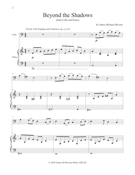 Beyond The Shadows Cello Piano Page 2