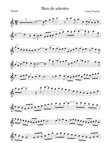 Bien De Adentro For Flute And Jazz Combo Jazz Afroperuano Op 16 Page 2