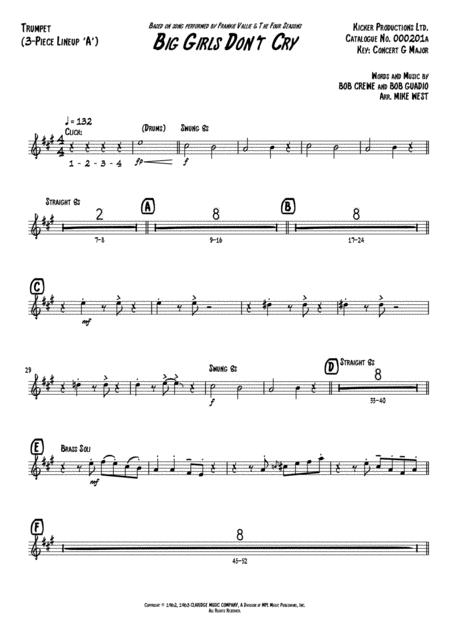 Big Girls Dont Cry 3 Piece Brass Section A Page 2